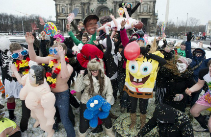 В Симферополе устроят «Harlem shake» на площади Ленина
